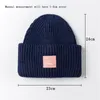 Beanie Skull Caps Acne unisex womens autumn and winter hats Angora100% double layer warm hat Skulies wool knitted 210421