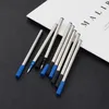 Refills 10 pieces/lot 0.7mm black / biue refill for Roller ball pen stationery write smooth peaccessories pens