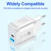 20W QC 3.0 PD Dual USB Wall Chargers US EU UK Plug For Iphone 11 12 Pro Max X Xr 7 8Plus Samsung Note 20 Adapter