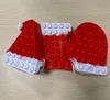 Детский Рождественский подарок Fidget Bag Comples Xmas Подарочное чулок Носок Santa Hat Вамочка Перчатки Форма Форма Пузырь Popper Кошелек Зип Шуш Сенсорный Силиконовый Poo - Его головоломка G96I6OL