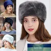 Russian Women Winter Soft Ski Earflap Hats Fashion Faux Fur Cossack Style Warm Round Flat Cap Female Headgear Factory price expert design Quality Latest Style