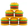 Nonstick vaxbehållare hamburgerformad silikonlåda 5ml silikonbehållare livsmedelsklassade burkar dubbverktyg förvaringsburk bho hasholjahållare