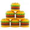 Nonstick wax containers hamburger shaped silicone box 5ml silicon container food grade jars dab tool storage jar bho hash oil holder