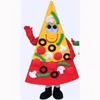 Leistung Niedliche Pizza Maskottchen Kostüme Halloween Fancy Party Kleid Cartoon Charakter Karneval Weihnachten Ostern Werbung Geburtstag Party Kostüm Outfit