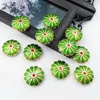 600pcs 12mm Cloisonne Enamel Daisy Loose Beads Wholesale DIY Jewelry Making Charm Earrings Bracelet Necklace Accessories