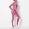 Savlyoga Set Женщины вязаные Fitnrunning Yoga Supple Suit Suit Sportwear Worthwear Hollow Crop Top High Taial Yoga Брюки Женщины Set X0629