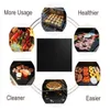 BBQ Accessories Grill Mat Durable Non-Stick Barbecue Mats 40*33cm Cooking Sheets Microwave Oven Outdoor Roast Tool For Party