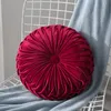 Poduszka/dekoracyjna poduszka dekoracyjna okrągła dynia aksamitna podłoga poduszka do domu na mniej