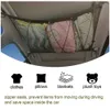 Universal Car Ceiling Storage Net Mesh Zipper Pocket Roof Interior Cargo Bag Car Trunk Storage Pouch Sundries Storage Organizer