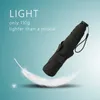 110G UltraLight Small Umbrella Men Business Portable Три складных зонтичных дождей Женщины Ветропроницаемые Черные зонтики GAURA CHUVA 210401