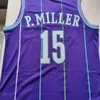 001rare Maillot de basket-ball pour hommes et femmes, vintage P. Miller, taille S-5XL, personnalisé avec n'importe quel nom ou numéro
