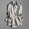 Marque de mode femmes haute luxe printemps mince acétate Blazer veste manteau X0721