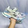 Triple S 4.0 Platform Casual schoenen Fashion Sneakers Pastel Fluo Geel Zwart Witblauw Gray Men vrouwen buiten chaussures papa schoen ons 6-12