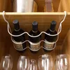 Fridge Organizer Kitchen Spacer Layer Storage Beer Rack Shelf Refrigerator Bottle Rack Wine Holder Basket Pantry Cabinet Tools 211110