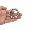 NXY Cockrings 32/35/40mm Male Penis Ring 304 Stainless Steel Delay Ejaculation Metal Cock For Man Full Beads Erotic Adult Games Sex Toys 1124