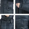 GASMAN Femmes Down Veste à capuche épaisse Bio Marque Manteau Long Hiver Chaud Parka Mode Femme Collection 1827 210910