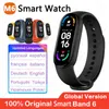 2021 wersja globalna M6 opaska do inteligentnego zegarka opaski mężczyźni kobiety Smartwatch Fitness bransoletka sportowa dla Apple Huawei Xiaomi Mi Smartband zegarki