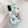 Colorful Banana Leaf Flower Phone Cases For Samsung S21 S20 FE A50 A51 A71 A52 A72 S10 S8 S9 Plus Note 20 Soft Back Cover