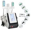 Cryolipolysis fat freeze slimming vacuum ultrasonic machine rf cavitation body thinner lipolaser cellulite removal device 3 cryo handles