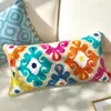 Home Decor Cushion Cover Embroidery Colorful Floral Ethnic Tassels Boho Style Pillow 30x60cm Cushion/Decorative