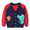 Modello carino Ragazzi Maglioni Misto cotone Cardigan per bambini Ragazze Abbigliamento lavorato a maglia Abbigliamento per bambini Autunno Inverno 211106