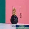 Nordic Creative Golden Pineapple Resin Ornaments Vardagsrum TV Skåp Skrivbord Dekoration Hem Tillbehör Sovrum Inredning Fabrikspris Expert Design