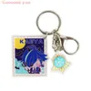 Anime Keychain Genshin Impact Acrylic Key Chain Accessories Cute Figure Klee Venti Fischl Kaeya Bag Pendants Fans Gift Wholesale G1019