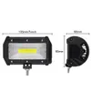 5 pouces 72W LED barre lumineuse de travail faisceau d'inondation COB étanche antibrouillard pour moto hors route Jeep camion 4x4 ATV SUV 12V 24V