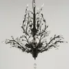 Crystal Chandelier Tree Branch Pendant Lamps vintage K9 crystals chandeliers iron chandeliery modern living Ceiling Light Lighting Fixture