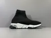 Avec Box Bottes Paris Hommes Femmes Casual Chaussures Vitesse 1.0 2.0 Baskets Knit Sock Blanc Noir Kaki Filigrane baskets chaussure Taille 36-46