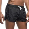 Menbriefs Sexiga Shorts Gay Swim Wear Beach Shorts med Foder Surfbräda Sport Shorts Swimming Trunks Bermuda Baddräkt