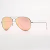 Pilot Mens Sunglasses Fashion Aviation Sun Glasses UV Protection Sunglass lens Men Womens Vintage Eyeglasses With leather case and6901791