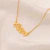 Ciondolo a cuore in rodio Cornice con accenti a stella Collana a catena Script Parola Charm Donna 9k Fine G/F Gioielli in oro regalo