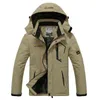 Winter Parka Mannen Plus Fluwelen Warm Winddicht Jassen Mens Militaire Hooded Jassen Casaco Masculino Casacos Heren Uitloper Overjas 211110