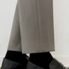 Idefb koreańskie spodnie męskie jesień zima szczupła garnitur spodnie proste dorywczo trend spodnie do kostki dla mężczyzn przystojny 9y4488 210524