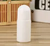 30ml 50ml rolo de plástico branco na garrafa recarregável garrafa de desodorante óleo essencial frascos de perfume recipientes cosméticos rrb14127