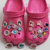 Luxury Rhinestone and metal shoe charms for croc sandals and bracelets of Noble lady gifts