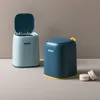 wastebasket with lid