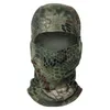 Multicam CP Camouflage Tight Balaclava Tactical Hunting Outdoor Wojskowy Motocykl Narty Kolarstwo Pełna maska ​​Maski Czapki