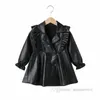childrens leather coats
