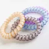 27 Cores Telefone Fio Cordão Goma De Cabelo Acessórios Meninas Elastic Hairband Anel Corda Candy Cor Pulseira Stretchy Scrunchy