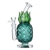 Heady Glass Bongs Unique Hookahs 8inch Pineapple Bong Bubbler Water Pipes Mini Dab Oil Rigs With Bowl WP2194