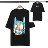 Revenge Summer Mens Designers Tees Футболки из 100% хлопка Модные повседневные пары Футболка с короткими рукавами Удобная мужская женская футболка SMOKE