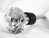 Fabriks Bar Bärare Tools Crystal Dryck Flaska Stoppar Korkar Vin Dekoration Zink Alloy och Glass Reusable Diamond Plug ZZF12878