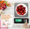 5kg/1g Waterproof Kitchen Scale Stainless Steel Rechargeable Coffee Drip Scale Digital Scale Digital LED Display Measuring Tools 210915