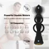 Double Penetration Anal sexy Toys for Couples Dildo Penis Rings Vagina Plug Vibrator Prostate Massager Masturbator For Men