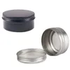 24 stuks 50g aluminium potten 50 ml zwart zilver roségoud metalen blikje cosmetische containers ambachten kleurrijke aluminium dozen snel 1421298