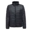 メンズ軽量防水包装パウガジャケット到着秋冬男性ファッションスタンドカラーダウンコート211110