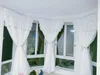 Luxe prinses stijl wit gordijn voor woonkamer lantaarn romantische gordijn guze tulles voile stoffen voor kinderen meisjes slaapkamer 210712
