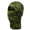 Maschera tattica a pieno facciale Uomo Inverno Caldo Collo Protezione Sciarpa Camouflage Quick-dry Bike Cappello Cappuccio Militare Paintball Copricapo Cappellini da ciclismo Maschere